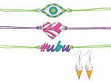 Alex Toys Paint & Wear Enamel Charms Jewellery Craft Kit, Craft Kit - simple to stunning