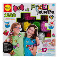 Alex Toys Do-It-Yourself Wear Pixel Jewellery, Craft Kit - simple to stunning