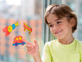 Alex Toys Window Sticker Art - Zoom, Craft Kit - simple to stunning