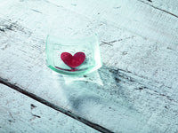 Jo Downs Heart Jewellery Dish10cm, glassware - simple to stunning