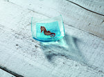 Jo Downs SeaHorse or Fish Jewellery Dishes 10cm, glassware - simple to stunning