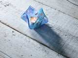 Jo Downs Handmade Blue Fish Candle Holder, glassware - simple to stunning