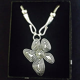 Chunky Flower Pendant Necklace, Necklace - simple to stunning