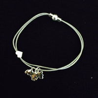 Scotty Dog charm Leather Bracelet,  - simple to stunning